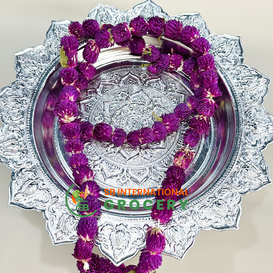 Makhamali Mala Dry – Traditional Nepali Festival Garland